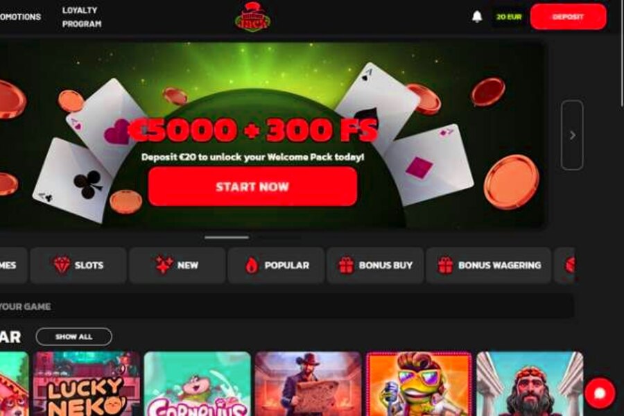 Hidden Jack Casino - Aanmelden voor een Nieuwe Speler